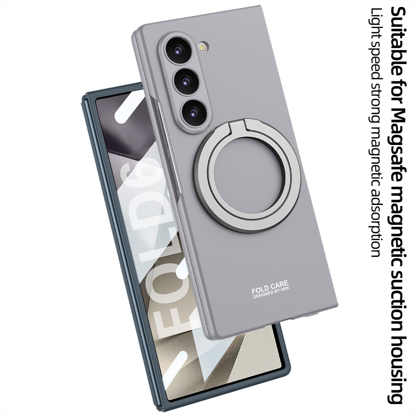 Luxury Shockproof Magnetic Phone Case With Screen Protector For Galaxy Z Fold 6