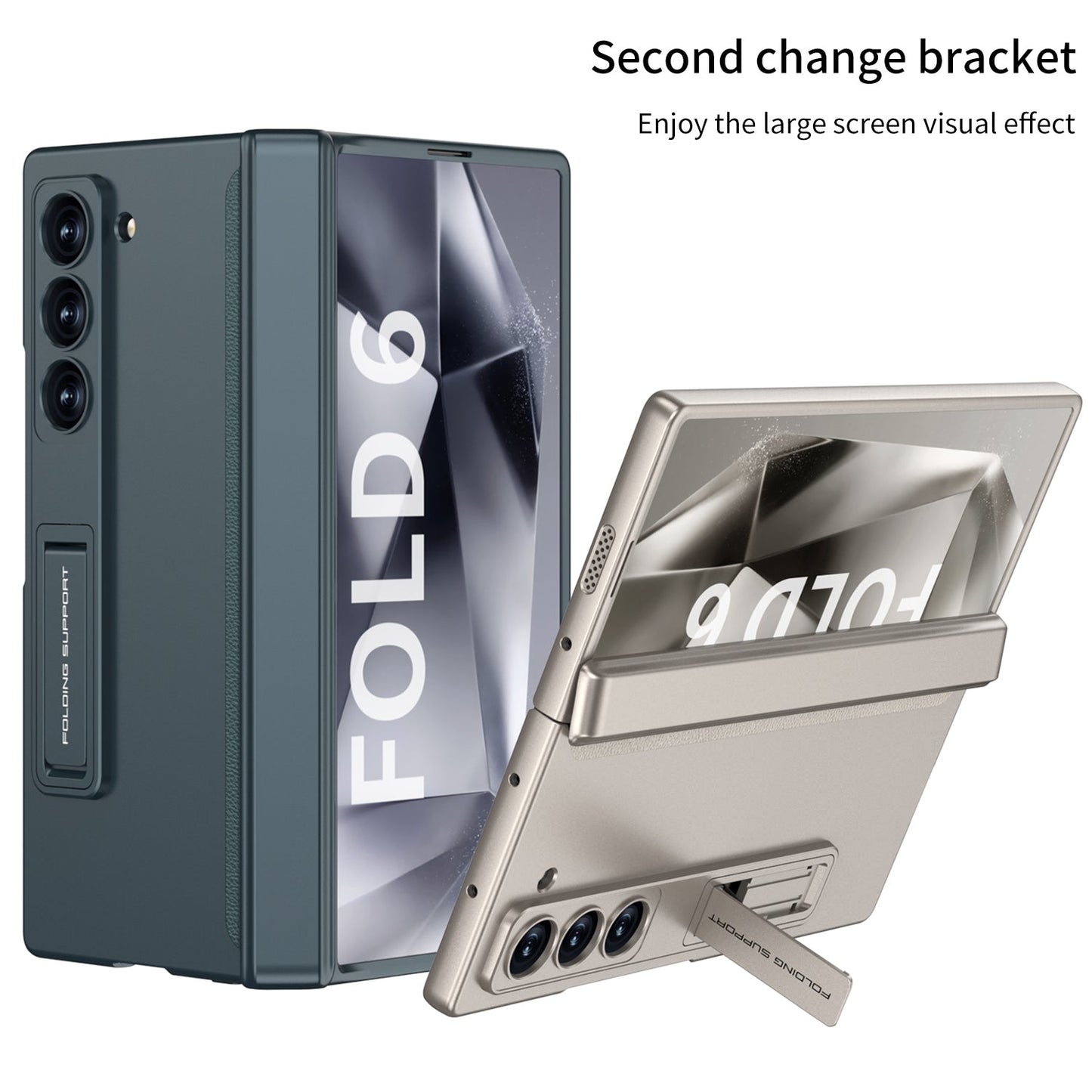 Magnetic Hinge Bracket Shockproof Phone Case For Galaxy Z Fold 6/7