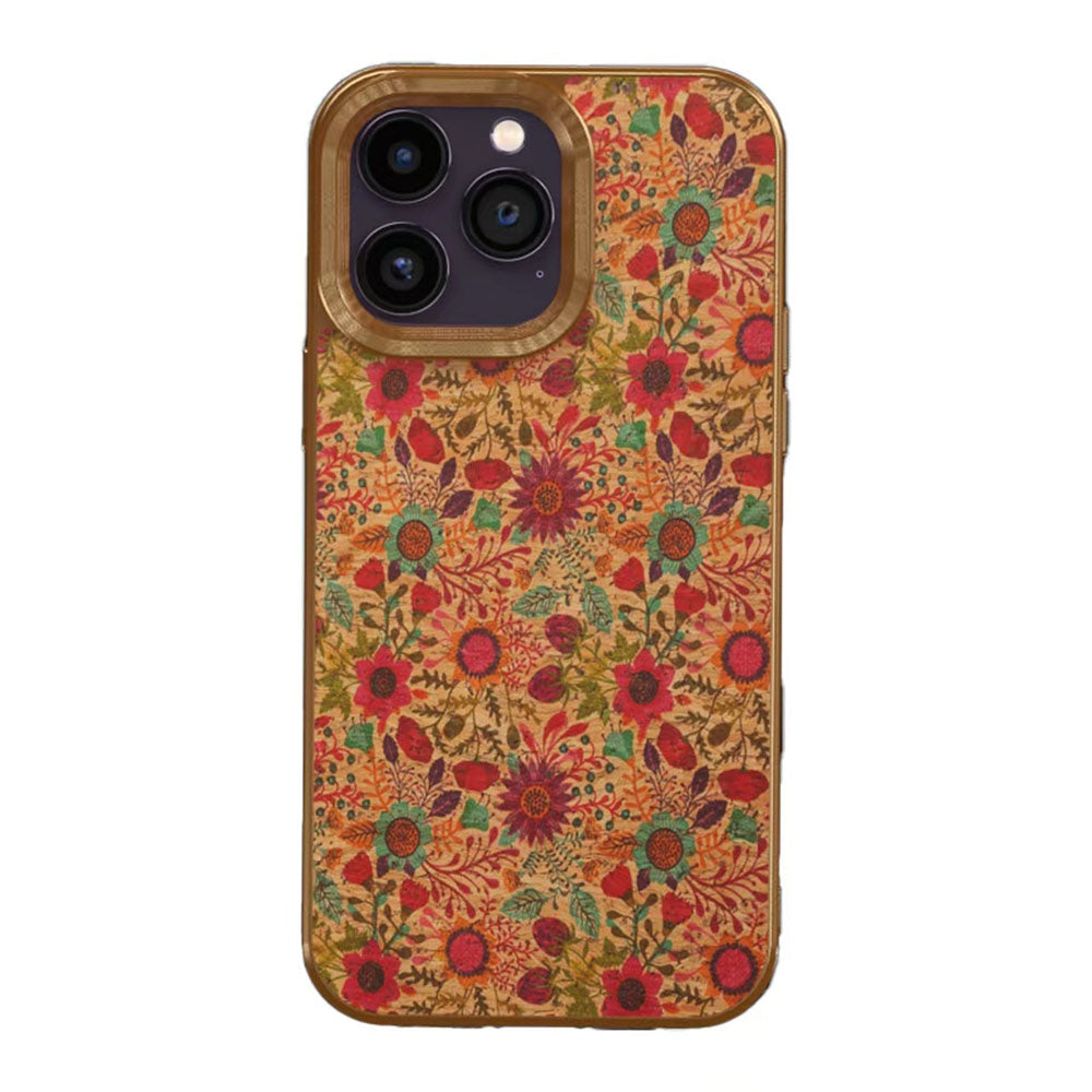 Newest Bohemian Electroplated Flower Phone Case For iPhone