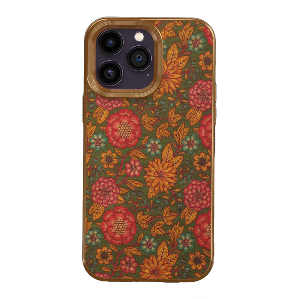 Newest Bohemian Electroplated Flower Phone Case For iPhone