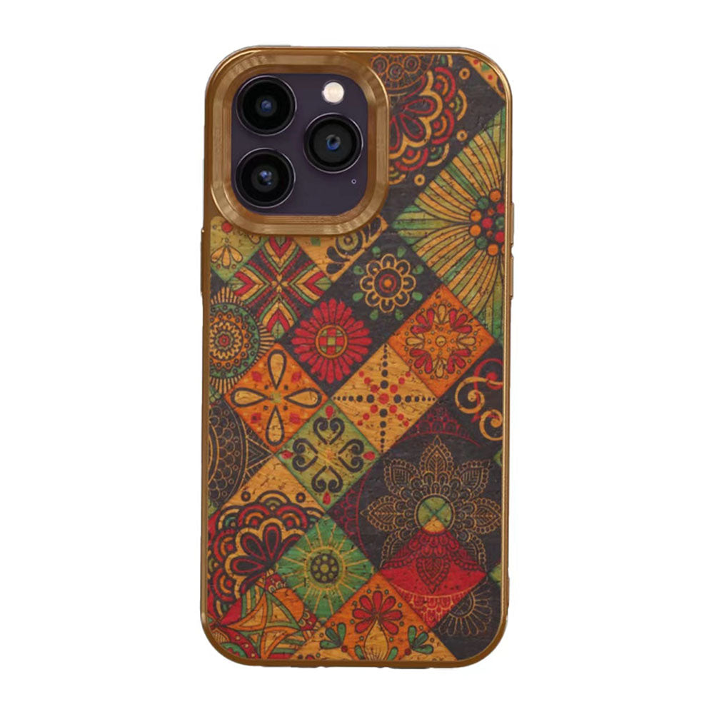 Newest Bohemian Electroplated Flower Phone Case For iPhone