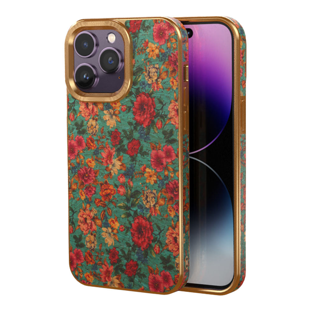 Newest Bohemian Electroplated Flower Phone Case For iPhone