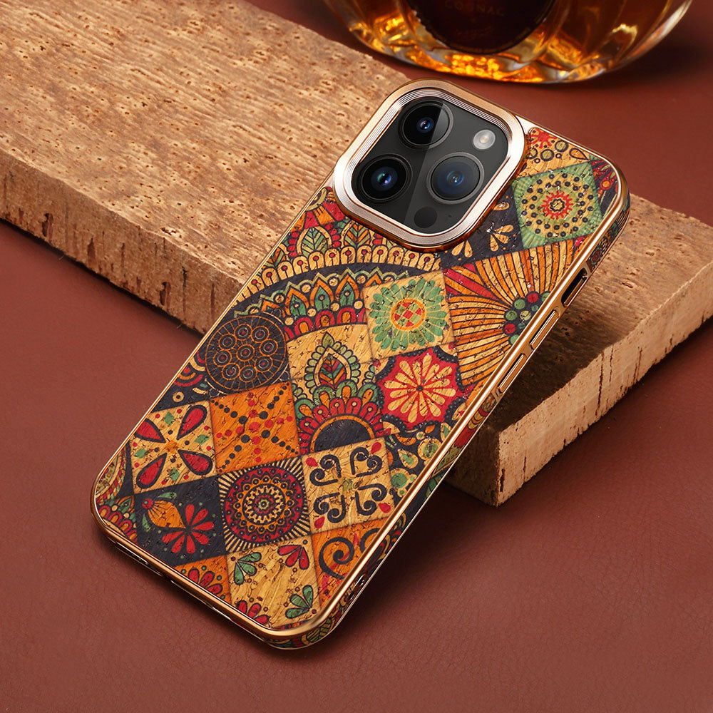 Newest Bohemian Electroplated Flower Phone Case For iPhone