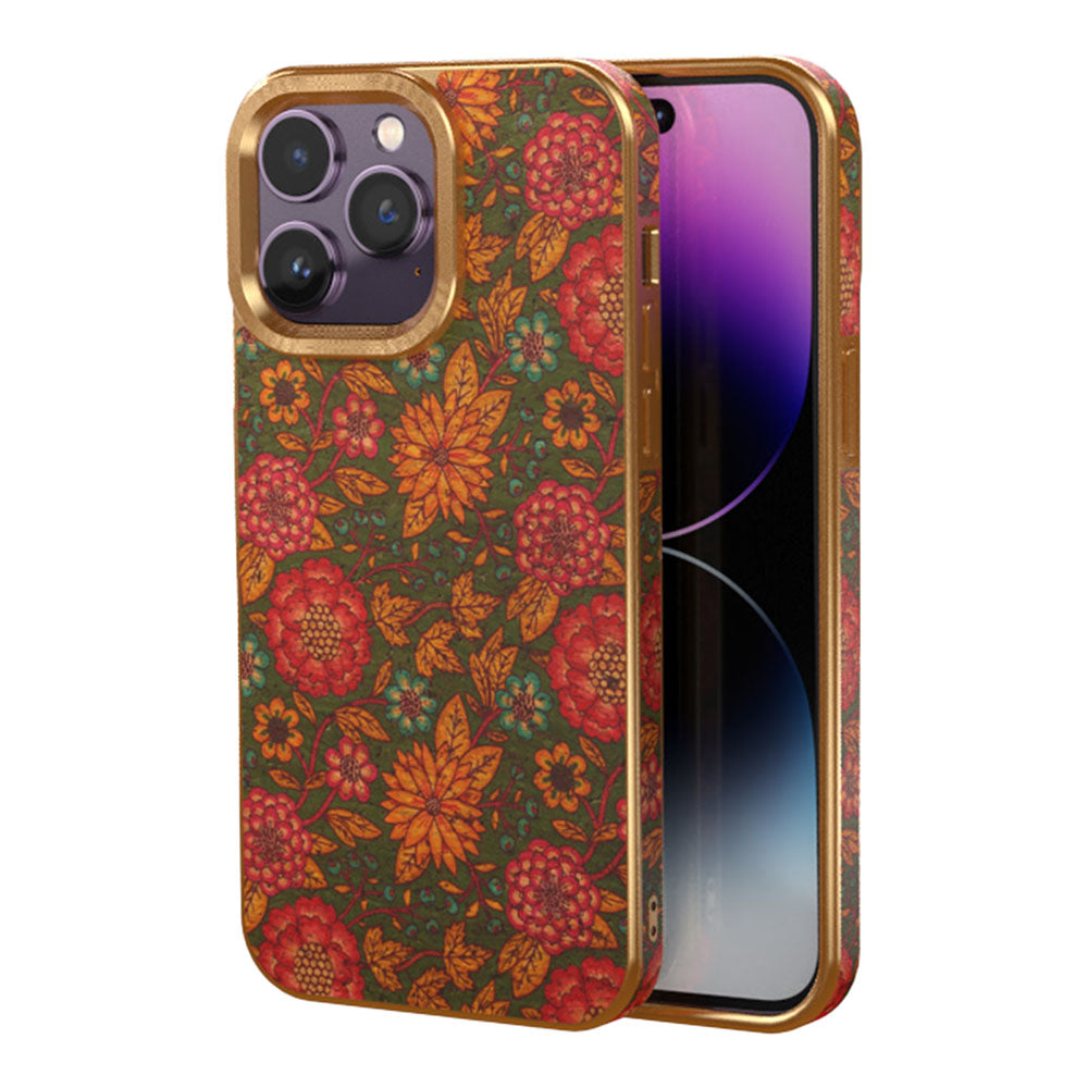 Newest Bohemian Electroplated Flower Phone Case For iPhone