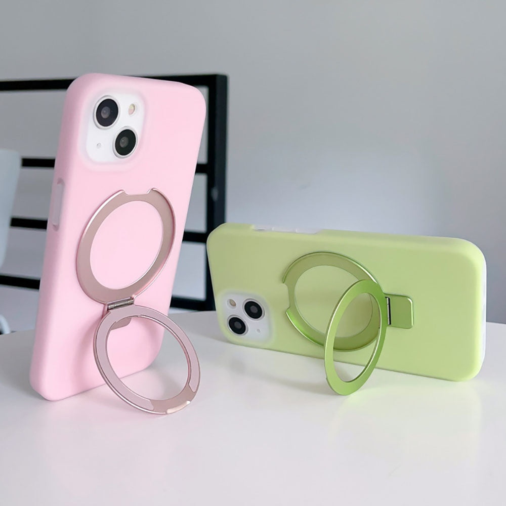 Simple Candy Color Jelly Silicone Simple Phone Case For iPhone With MagSafe
