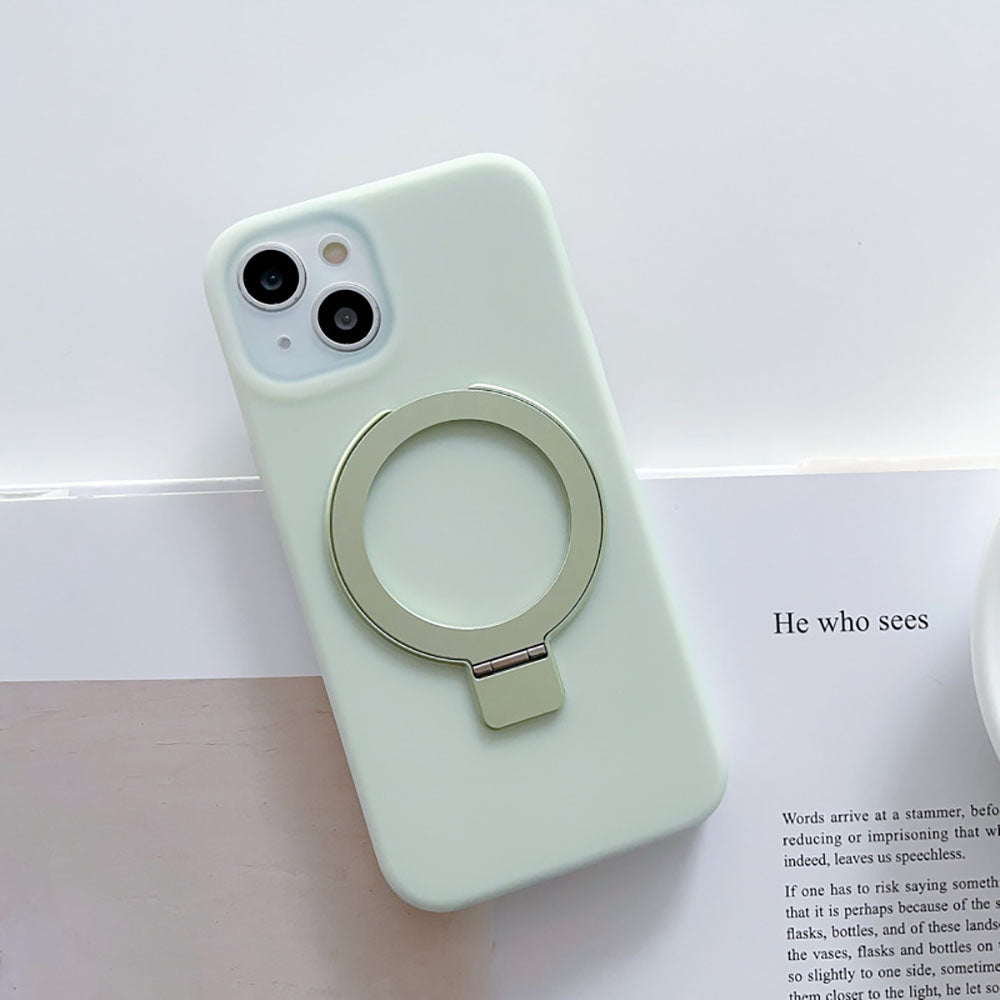 Simple Candy Color Jelly Silicone Simple Phone Case For iPhone With MagSafe