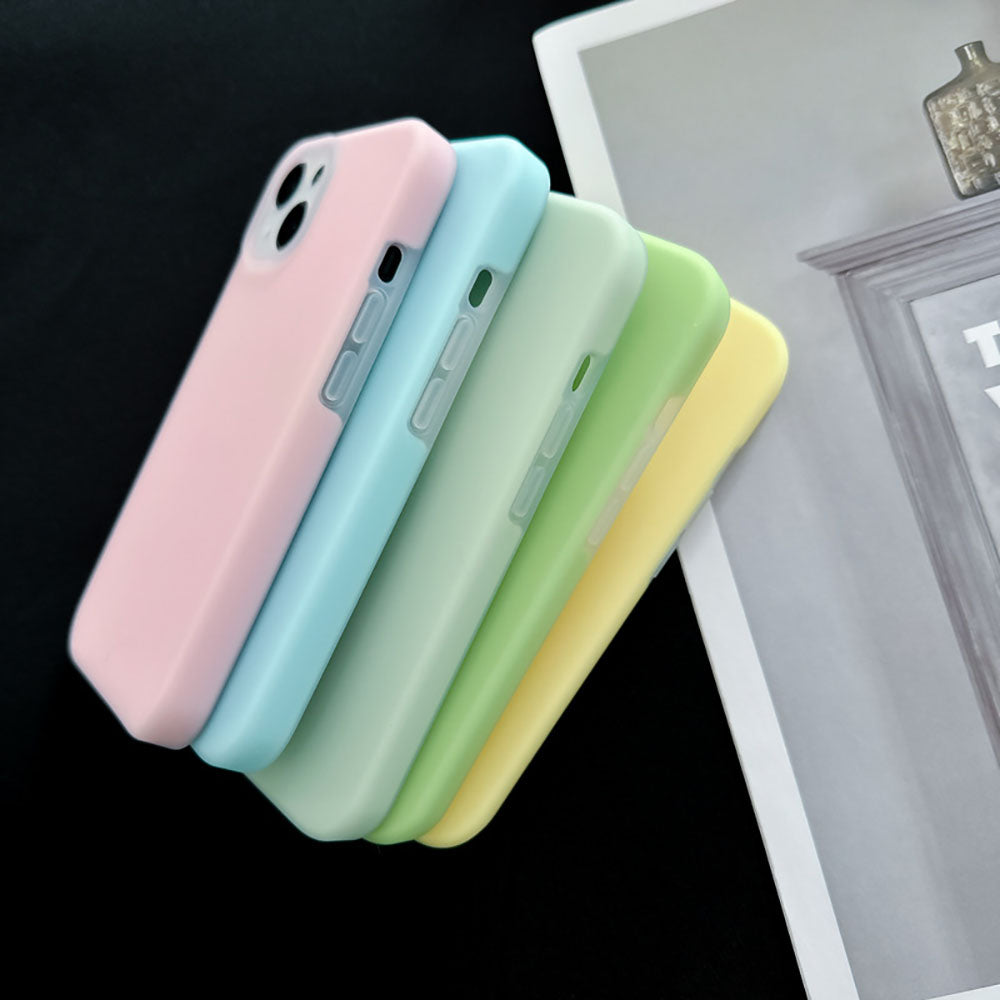 Simple Candy Color Jelly Silicone Simple Phone Case For iPhone With MagSafe