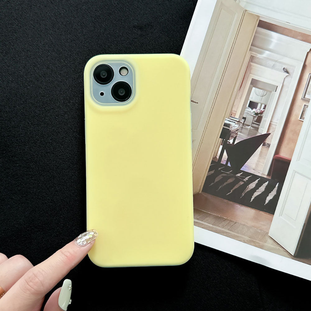 Simple Candy Color Jelly Silicone Simple Phone Case For iPhone With MagSafe