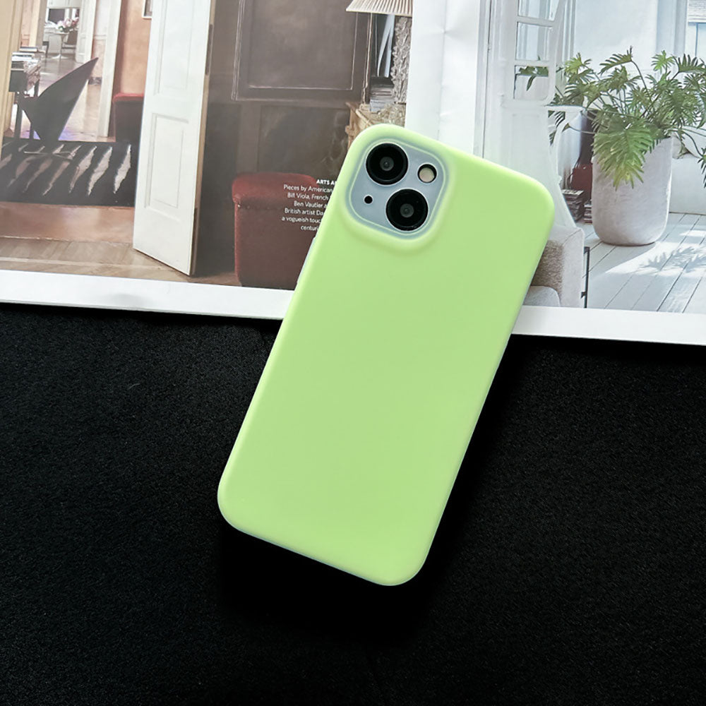 Simple Candy Color Jelly Silicone Simple Phone Case For iPhone With MagSafe