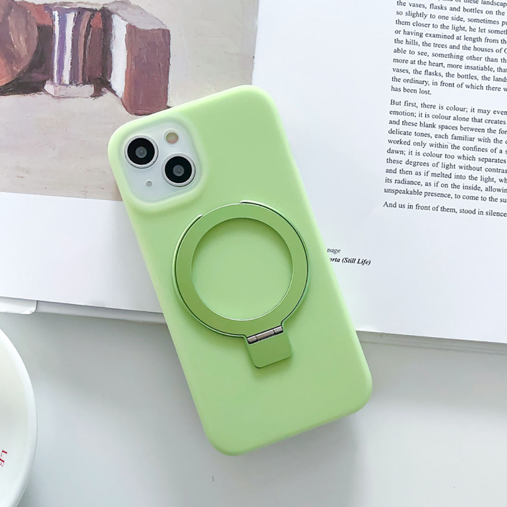 Simple Candy Color Jelly Silicone Simple Phone Case For iPhone With MagSafe