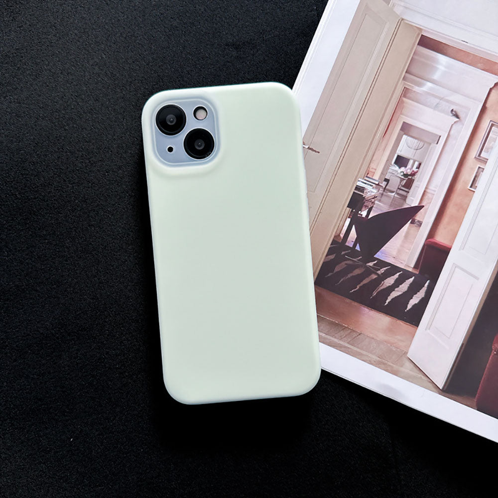 Simple Candy Color Jelly Silicone Simple Phone Case For iPhone With MagSafe