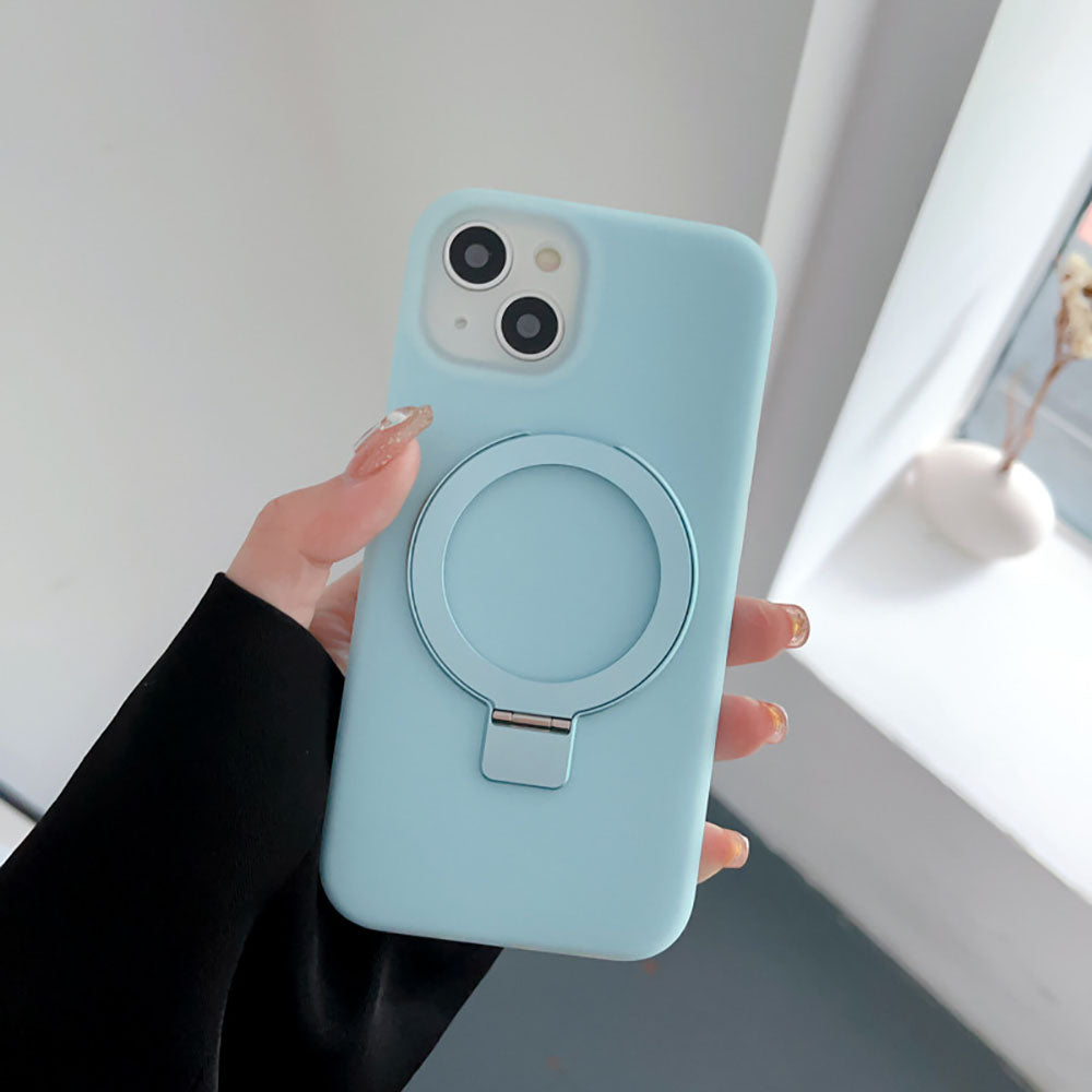 Simple Candy Color Jelly Silicone Simple Phone Case For iPhone With MagSafe