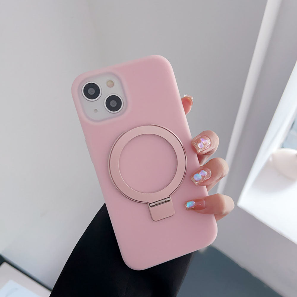 Simple Candy Color Jelly Silicone Simple Phone Case For iPhone With MagSafe