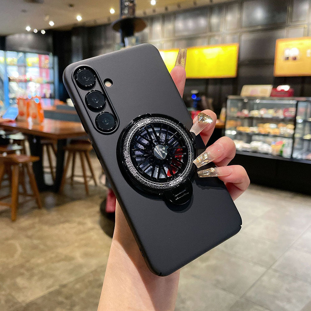 Reduce Pressure Spinning Top Magnetic Holder Phone Case For Samsung Galaxy