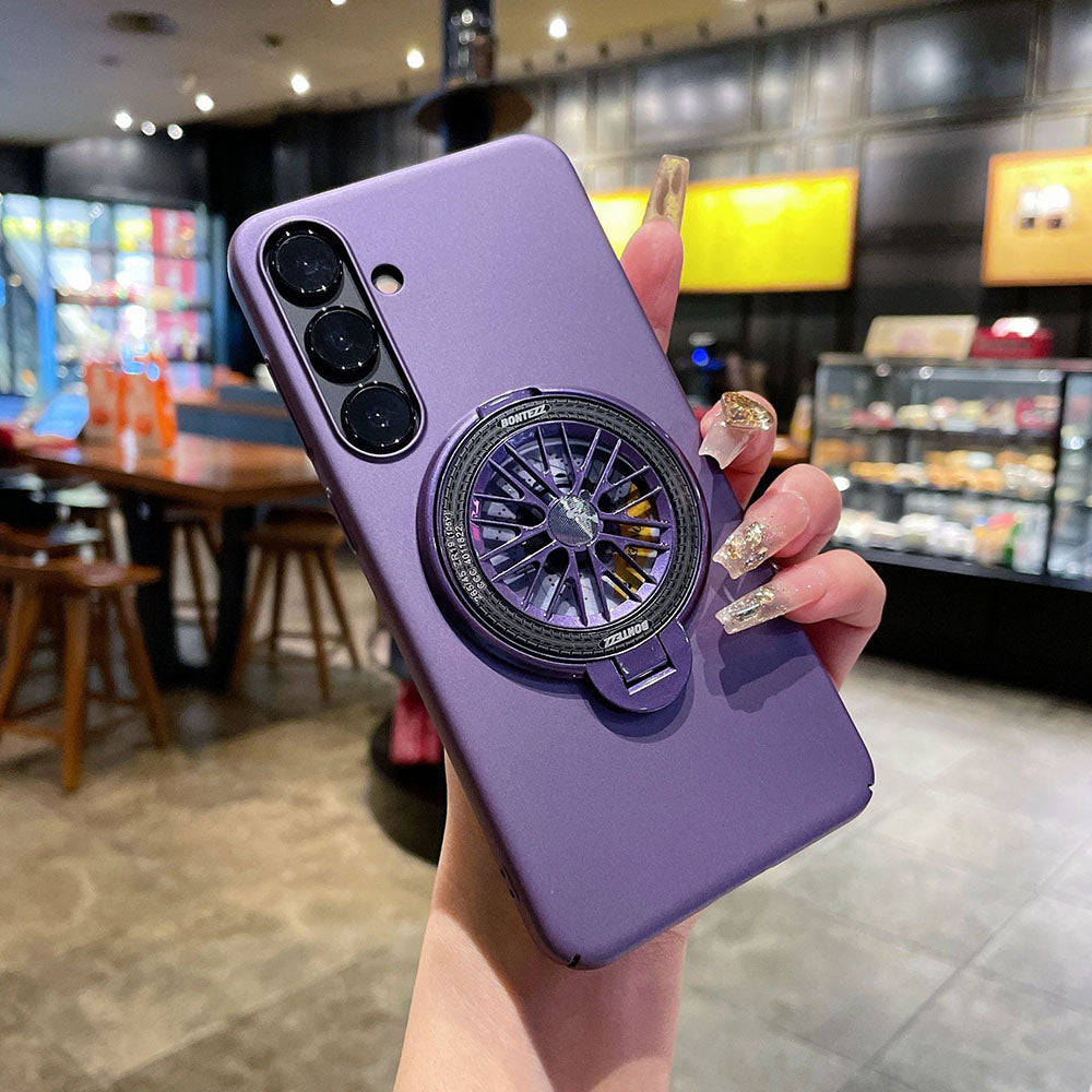 Reduce Pressure Spinning Top Magnetic Holder Phone Case For Samsung Galaxy