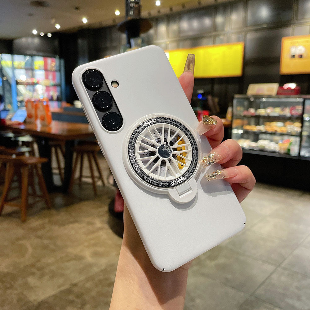 Reduce Pressure Spinning Top Magnetic Holder Phone Case For Samsung Galaxy