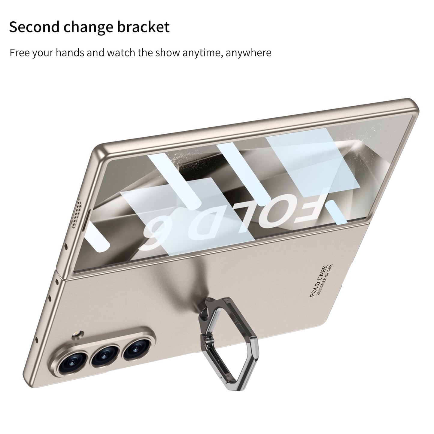 Luxury Shockproof Phone Case With Ring Holder For Galaxy Z Fold 6/7
