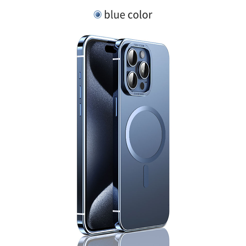 High-End Titanium Steel Phone Case For iPhone