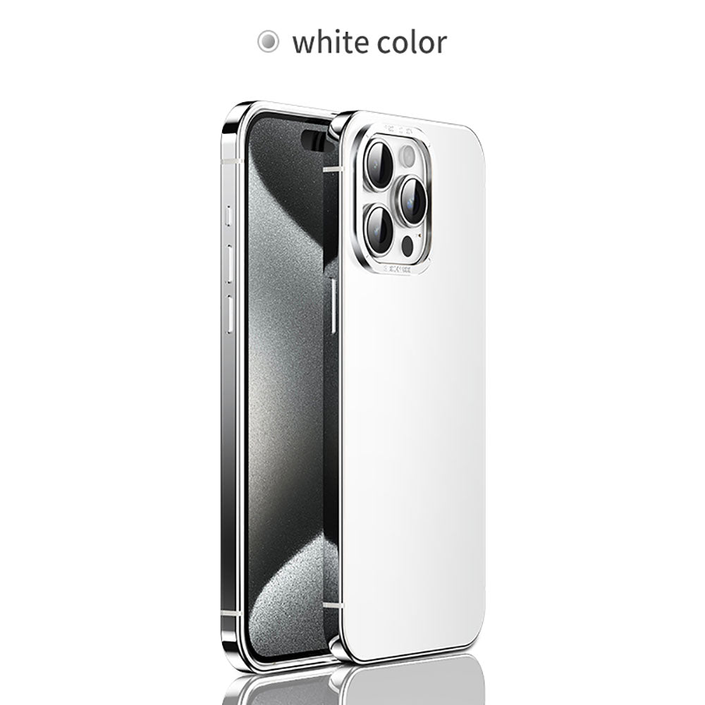 High-End Titanium Steel Phone Case For iPhone