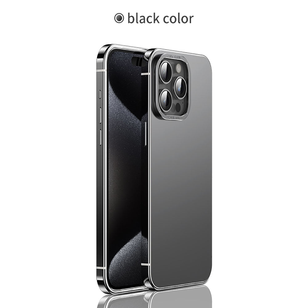 High-End Titanium Steel Phone Case For iPhone