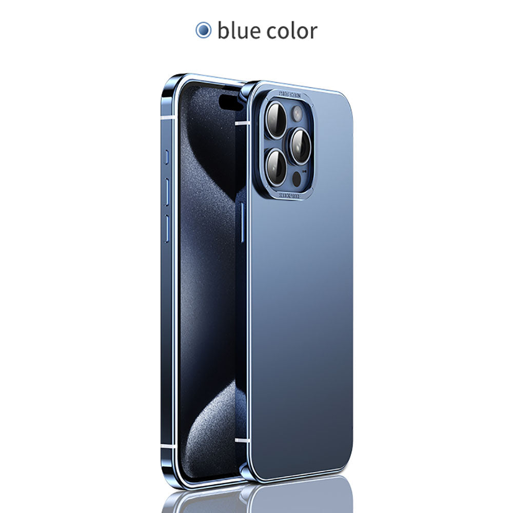 High-End Titanium Steel Phone Case For iPhone