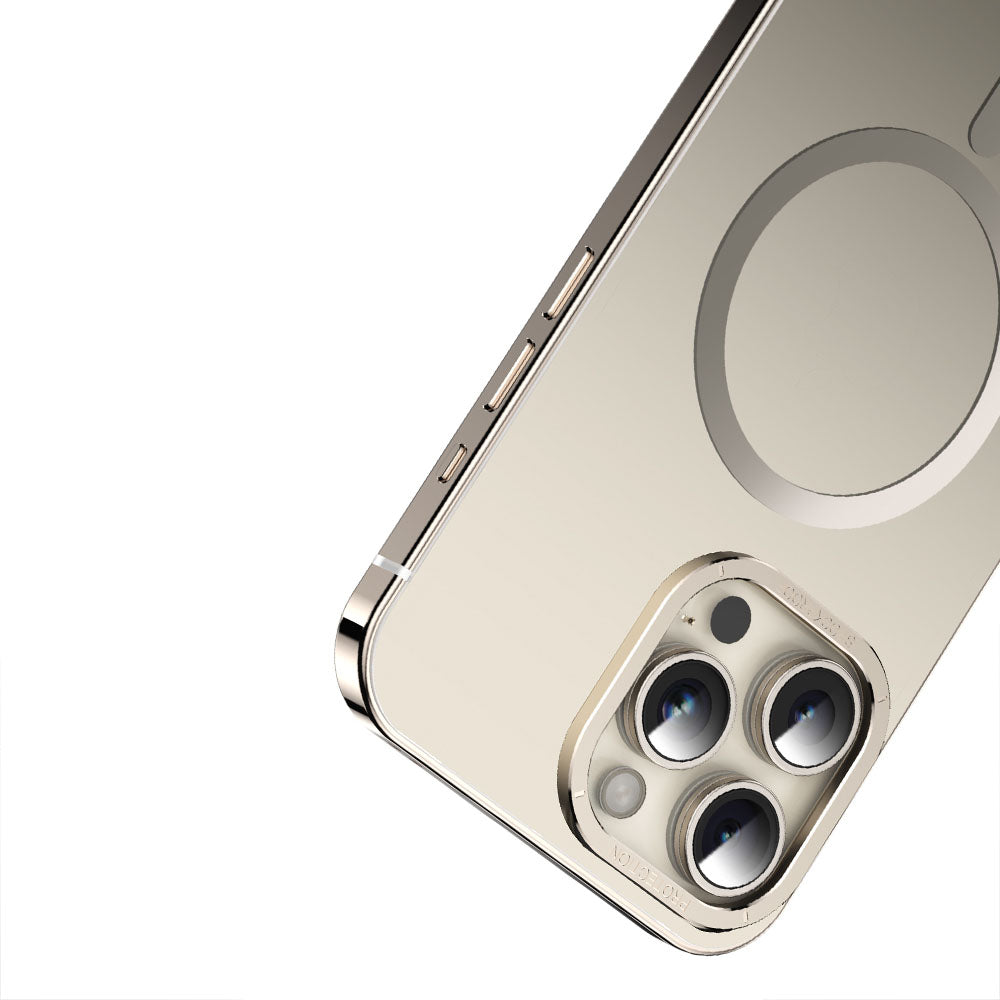 High-End Titanium Steel Phone Case For iPhone