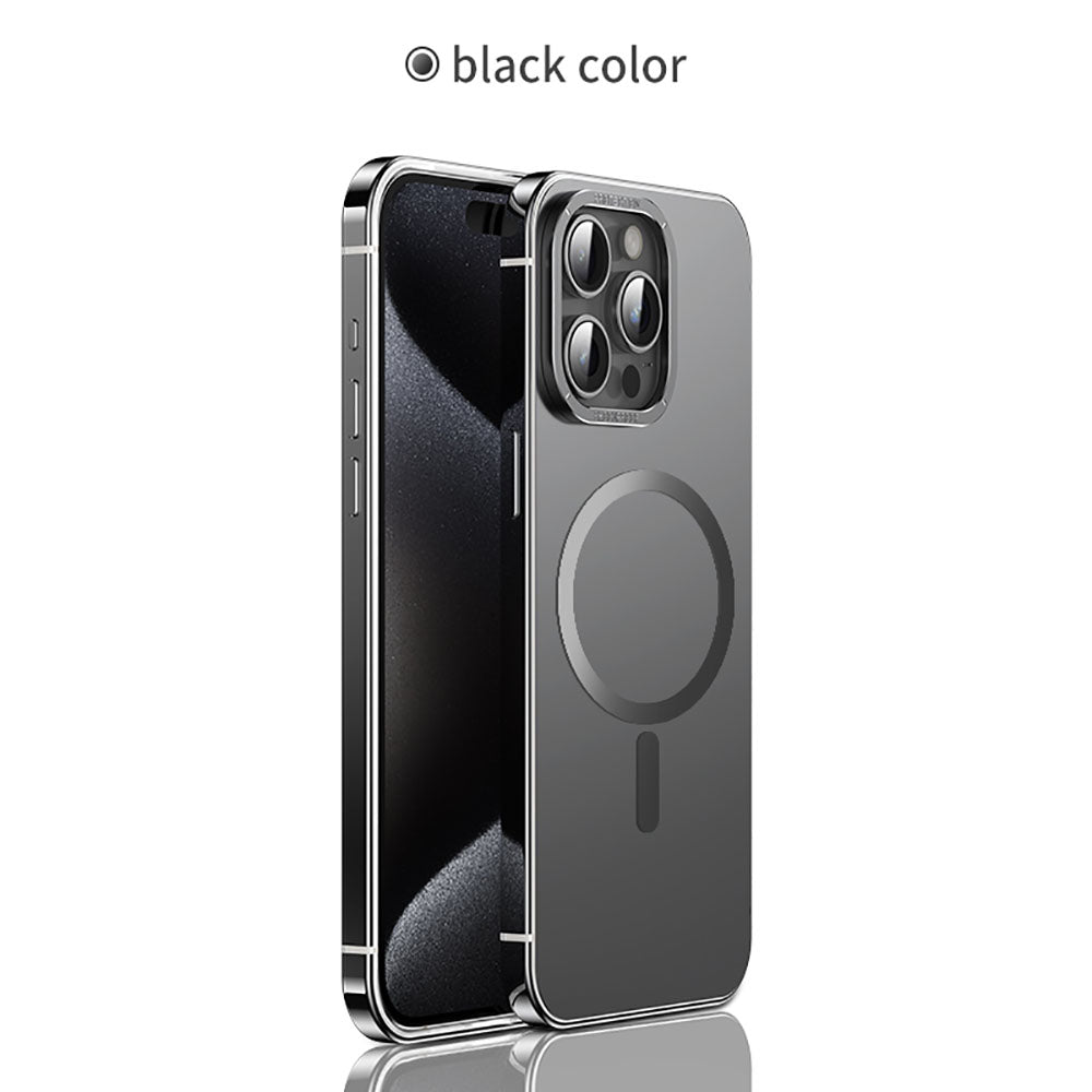 High-End Titanium Steel Phone Case For iPhone