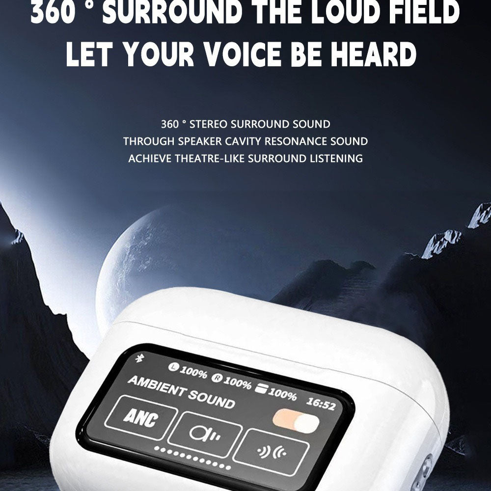 New Upgrade high-end ANC/ENC Double Dark Noise Reduction Touch Control TWS in-ear Bluetooth Headphones