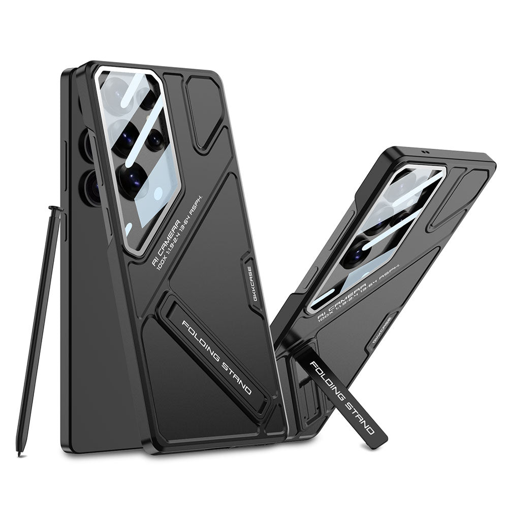 Electroplating Vision Armor Phone Case For Samsung Galaxy With Back Screen Protector