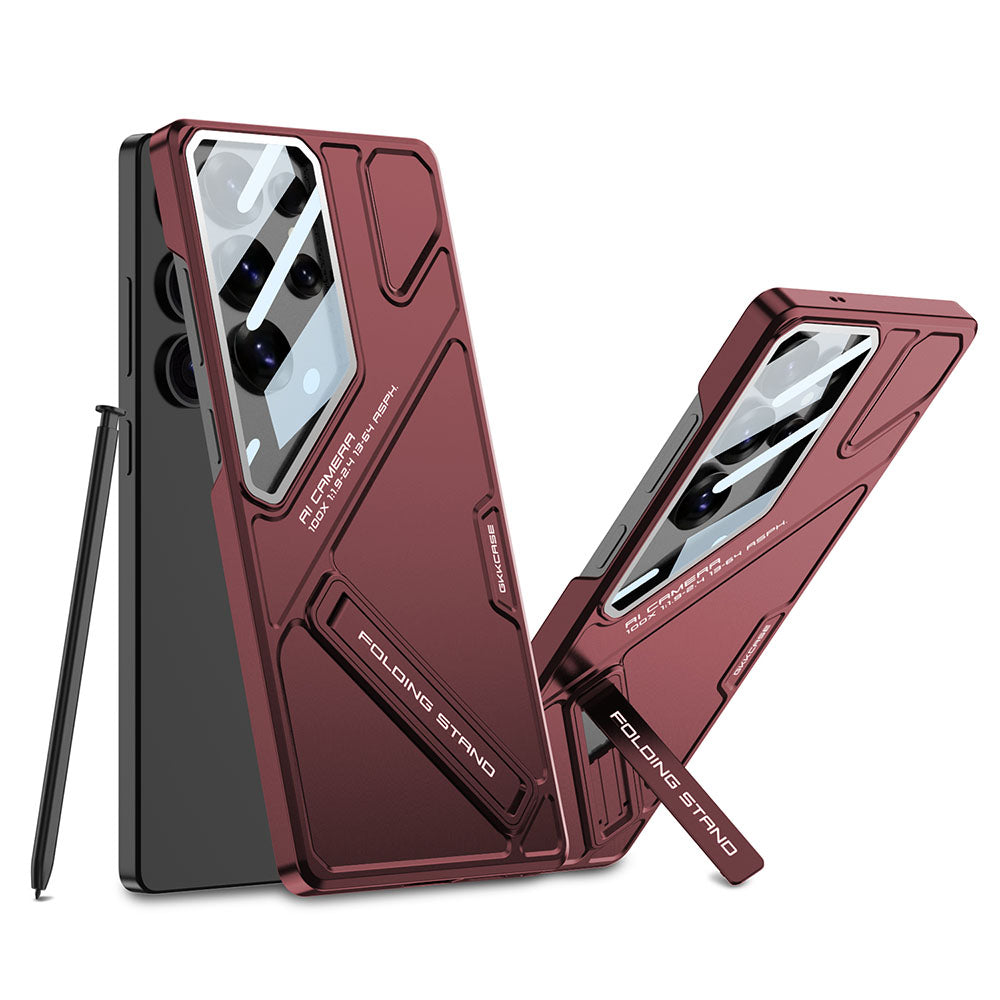 Electroplating Vision Armor Phone Case For Samsung Galaxy With Back Screen Protector
