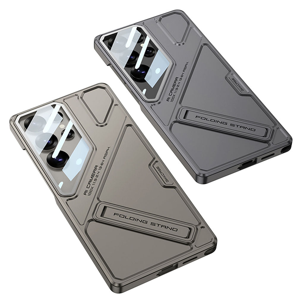 Electroplating Vision Armor Phone Case For Samsung Galaxy With Back Screen Protector