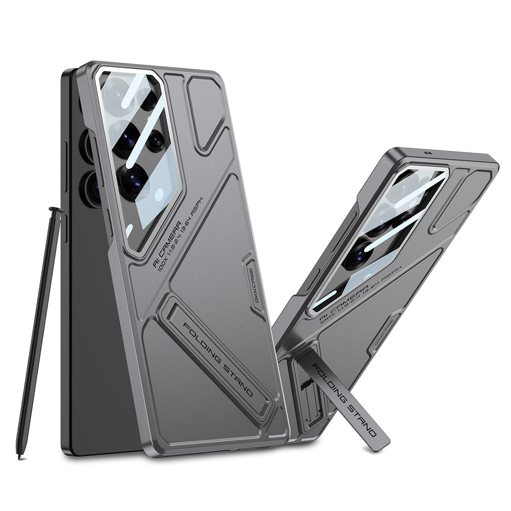 Electroplating Vision Armor Phone Case For Samsung Galaxy With Back Screen Protector