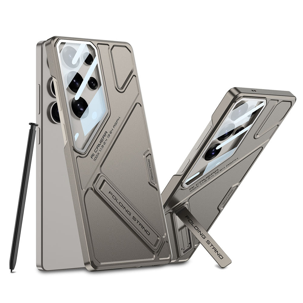 Electroplating Vision Armor Phone Case For Samsung Galaxy With Back Screen Protector