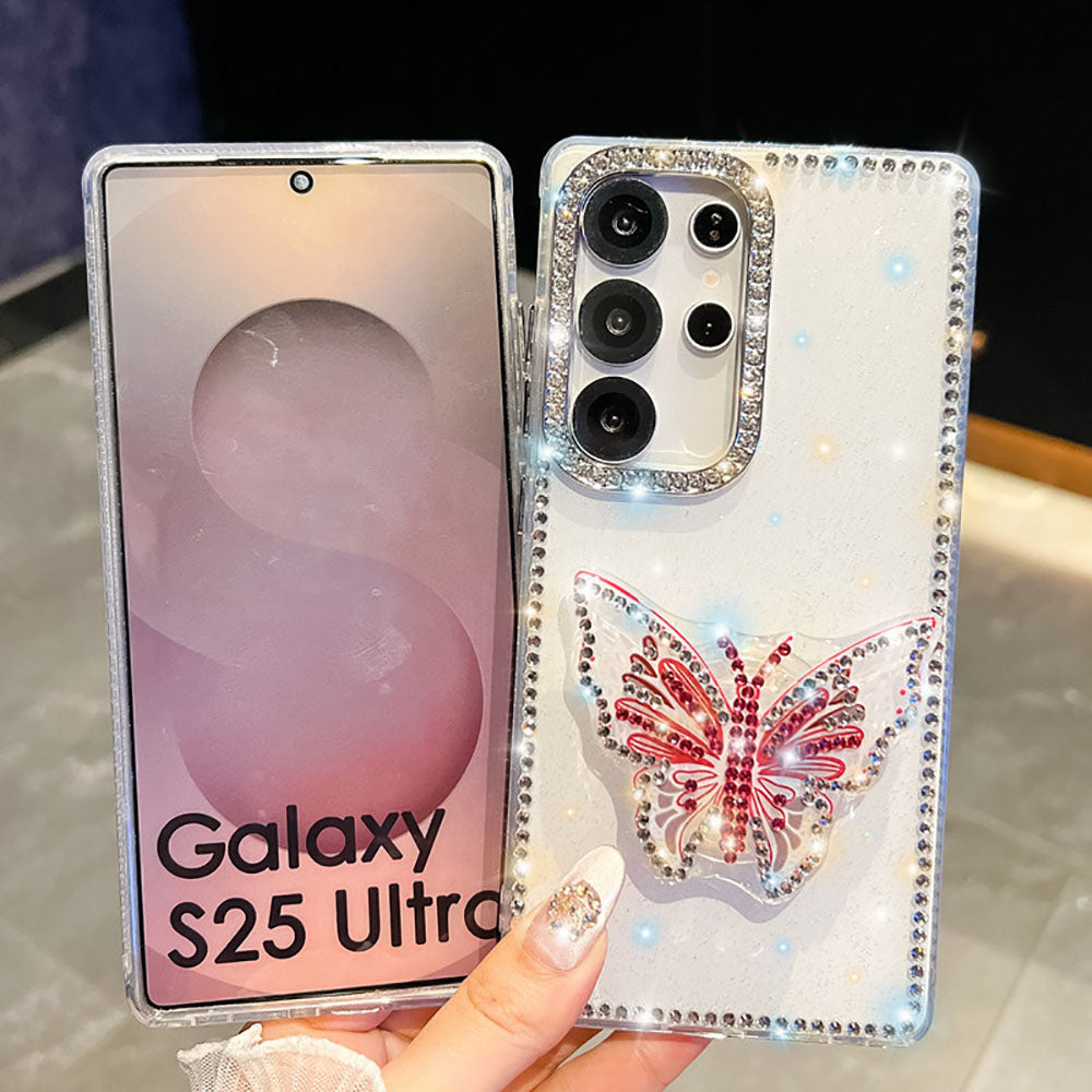 Diamond Butterfly Star Phone Case For Samsung Galaxy