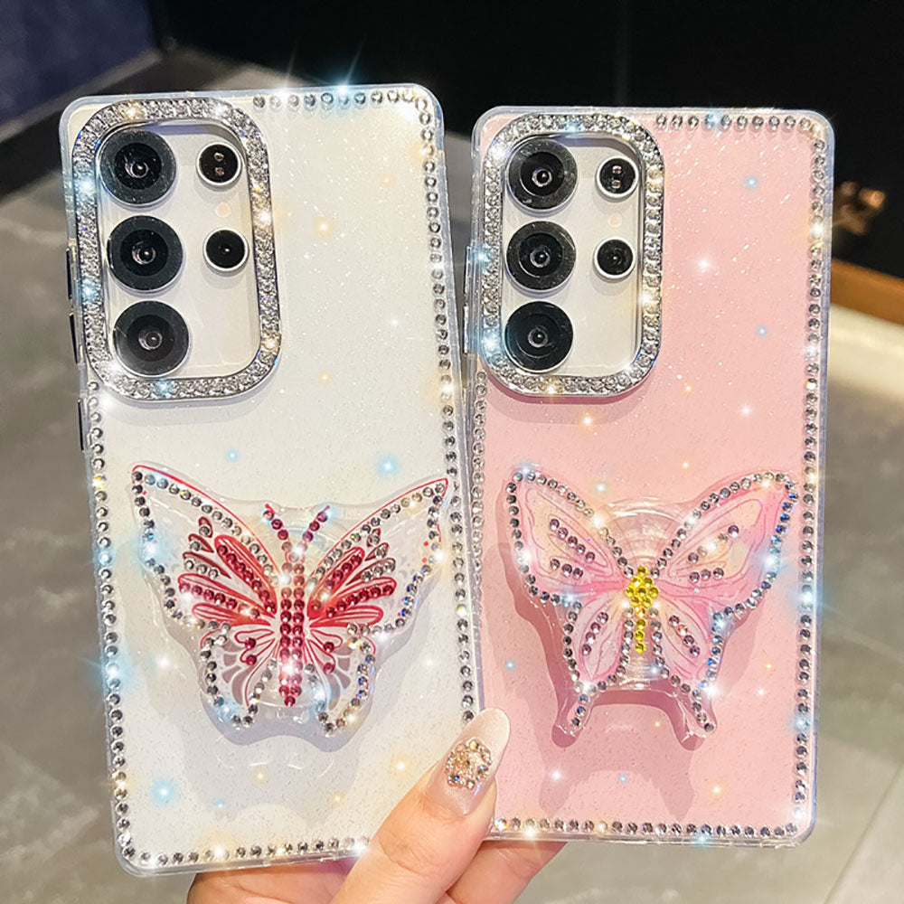 Diamond Butterfly Star Phone Case For Samsung Galaxy