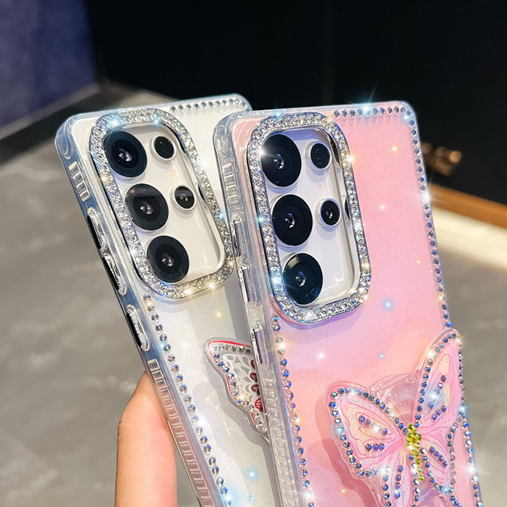 Diamond Butterfly Star Phone Case For Samsung Galaxy
