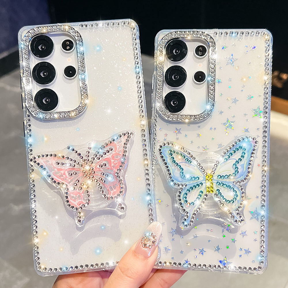 Diamond Butterfly Star Phone Case For Samsung Galaxy