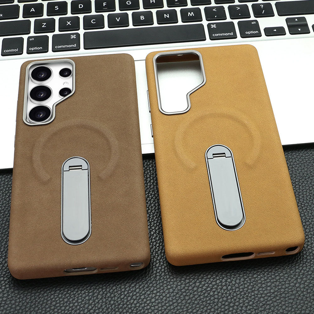 Premium Matte High-Quality Leather Phone Case For Samsung Galaxy