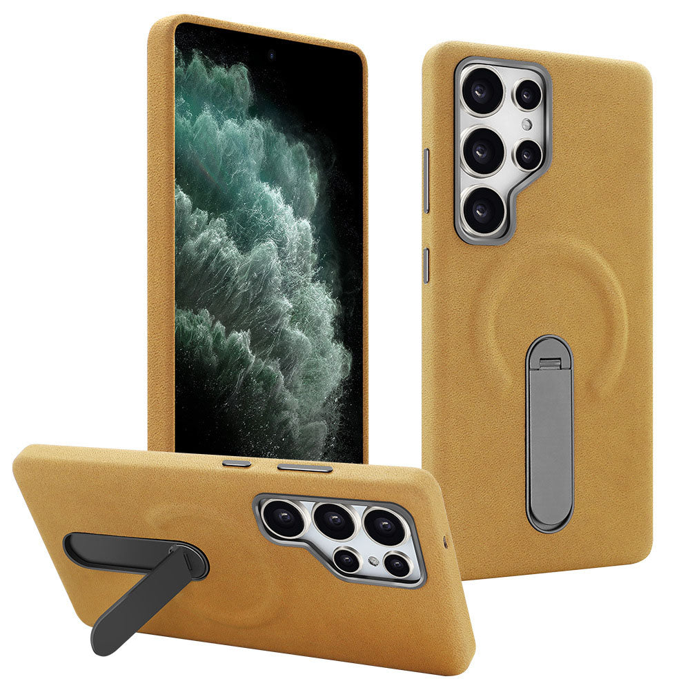 Premium Matte High-Quality Leather Phone Case For Samsung Galaxy