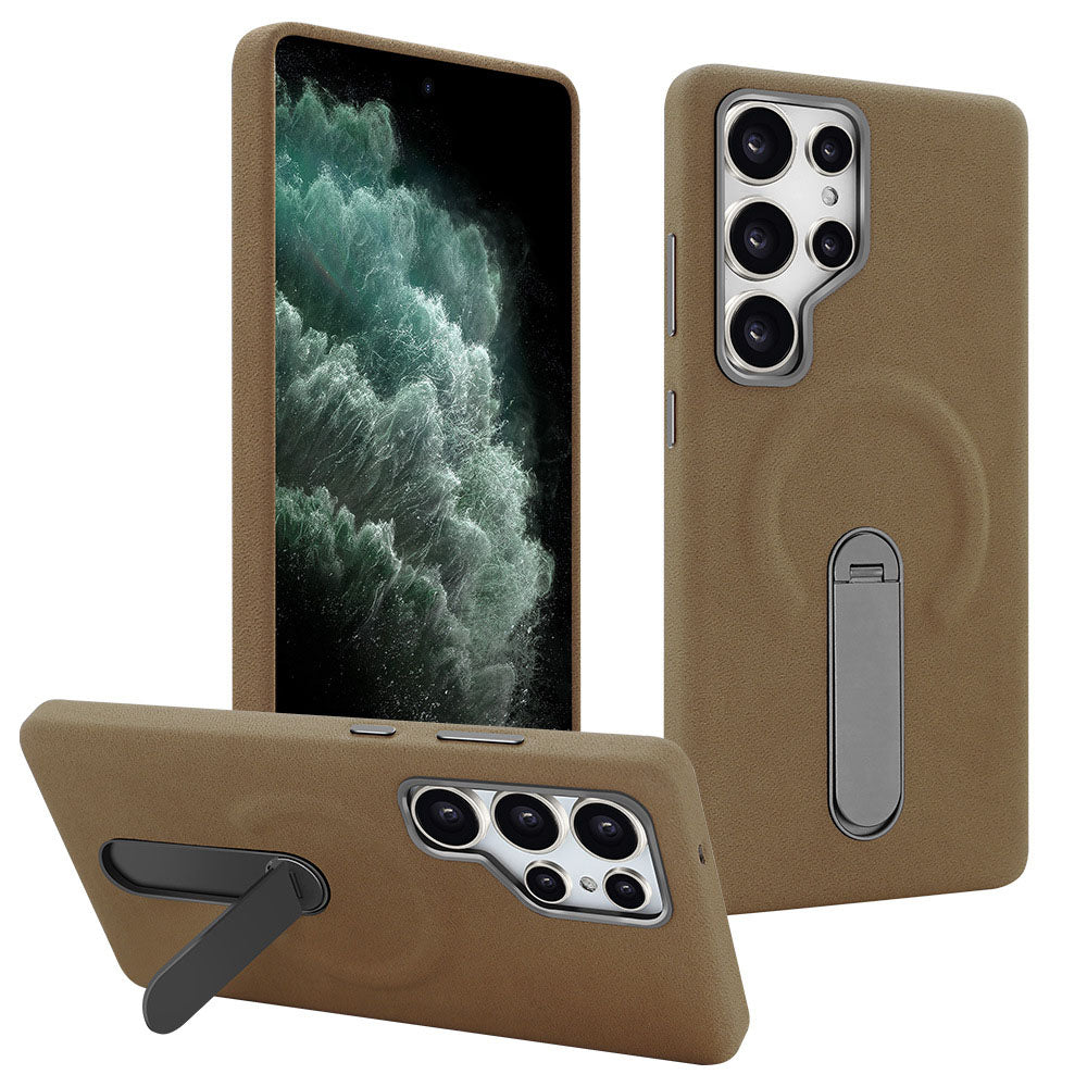 Premium Matte High-Quality Leather Phone Case For Samsung Galaxy