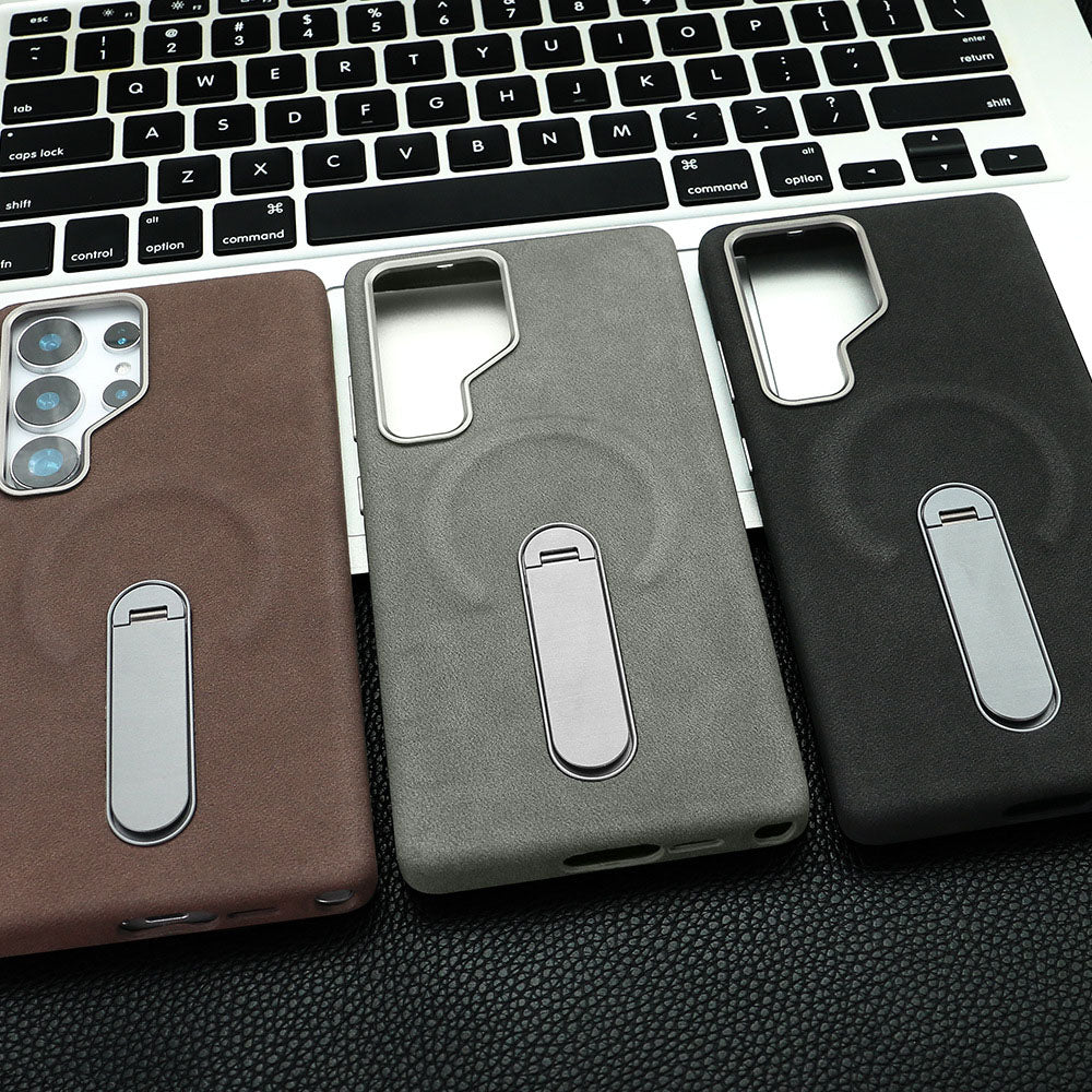 Premium Matte High-Quality Leather Phone Case For Samsung Galaxy