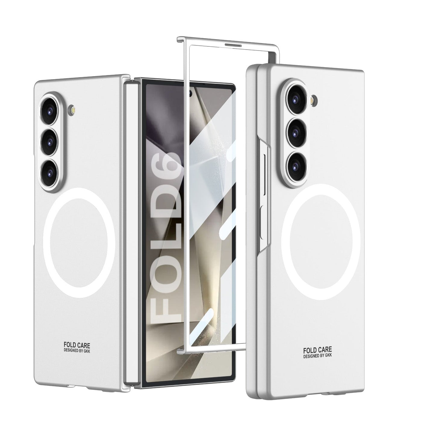 Luxury Shockproof Magnetic Phone Case With Screen Protector For Galaxy Z Fold 6