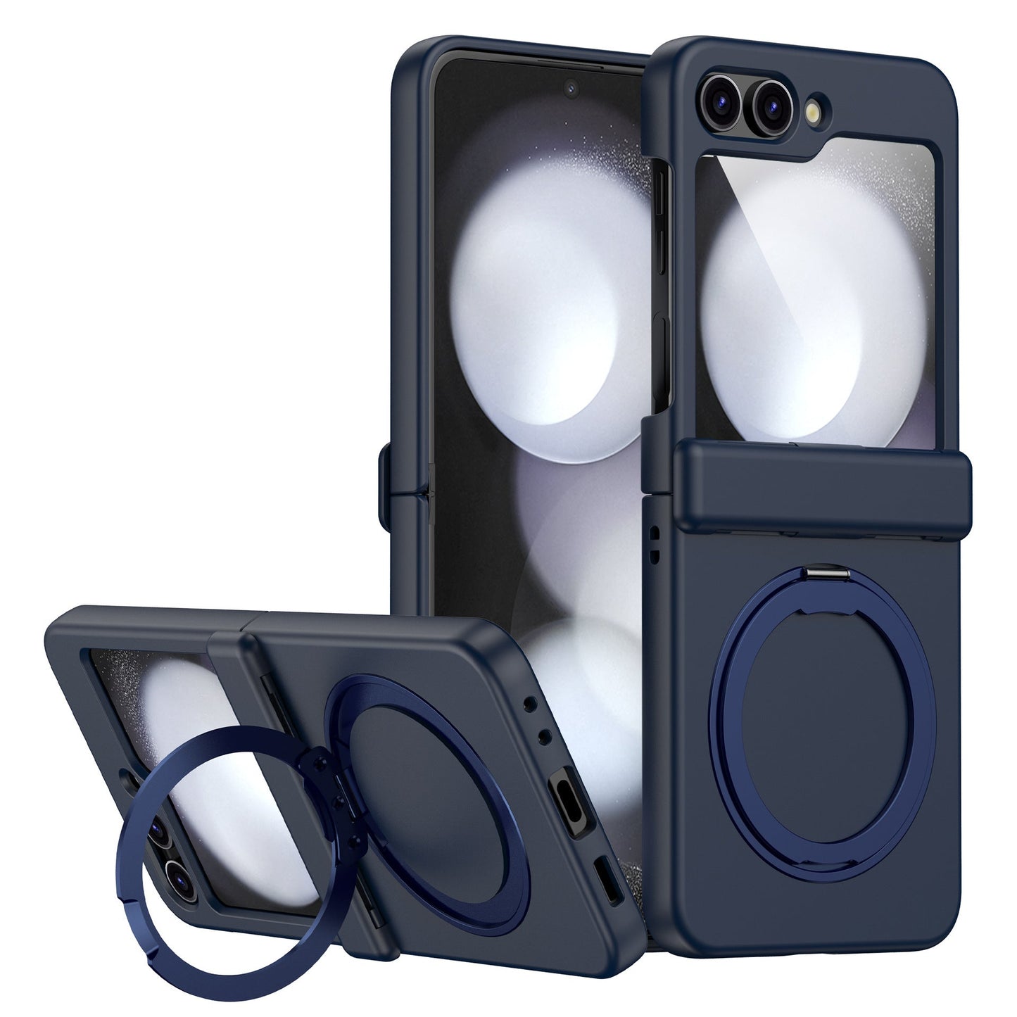 Magnetic Metal Bracket Hinge All-inclusive Shockproof Phone Case For Galaxy Z Flip Series