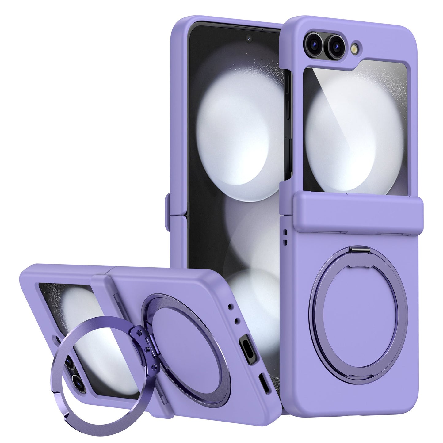 Magnetic Metal Bracket Hinge All-inclusive Shockproof Phone Case For Galaxy Z Flip Series