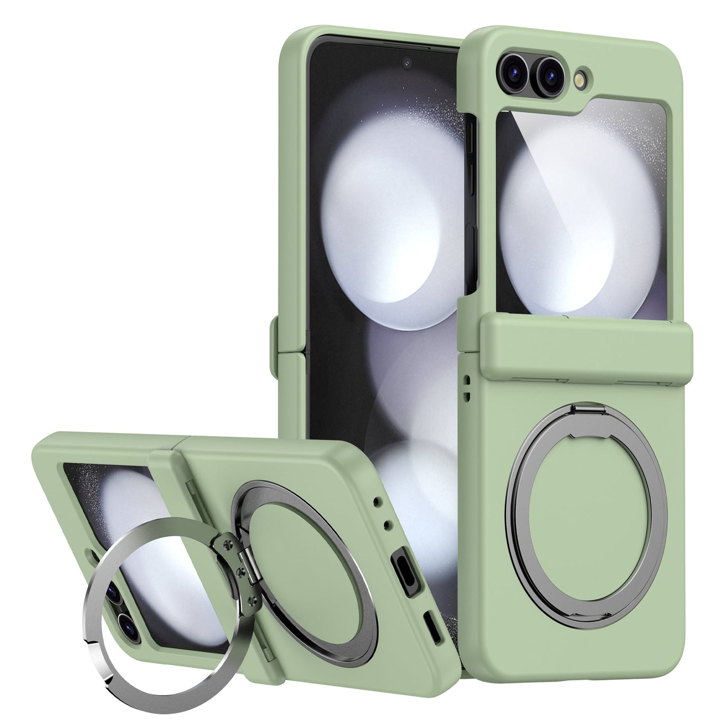 Magnetic Metal Bracket Hinge All-inclusive Shockproof Phone Case For Galaxy Z Flip Series