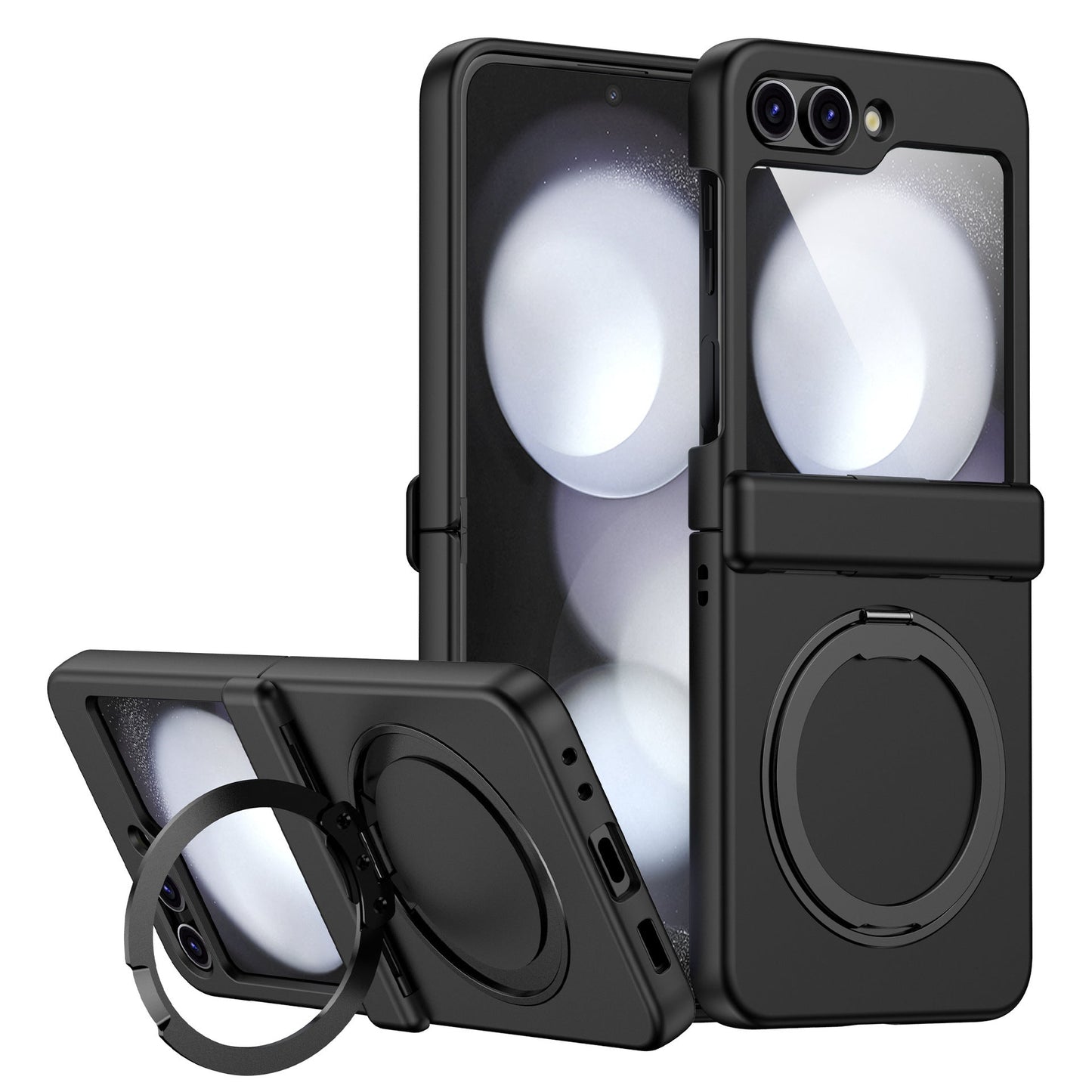 Magnetic Metal Bracket Hinge All-inclusive Shockproof Phone Case For Galaxy Z Flip Series