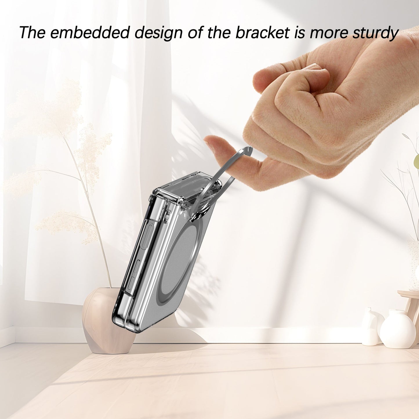 Magnetic Metal Bracket Hinge All-inclusive Shockproof Phone Case For Galaxy Z Flip Series