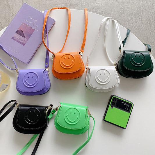 Cute Smiley Phone Bag and Phone Case Set