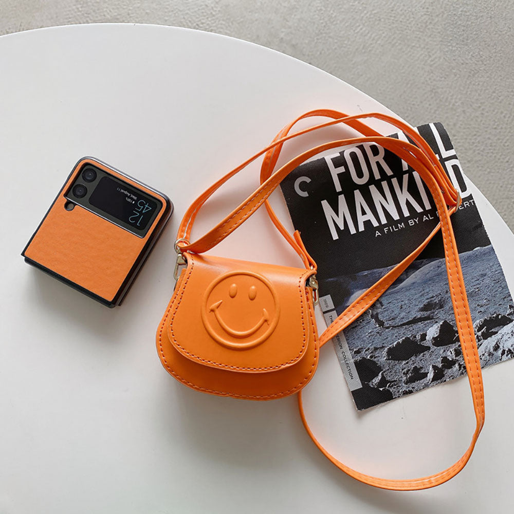 Cute Smiley Phone Bag and Phone Case Set