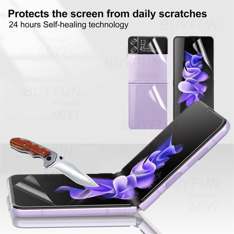 3 PCS High Quality Screen Protector For Samsung Galaxy Z Flip4 Flip3 5G - GiftJupiter